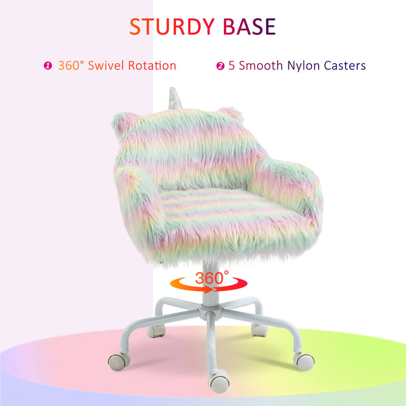 Unicorn rolling chair discount